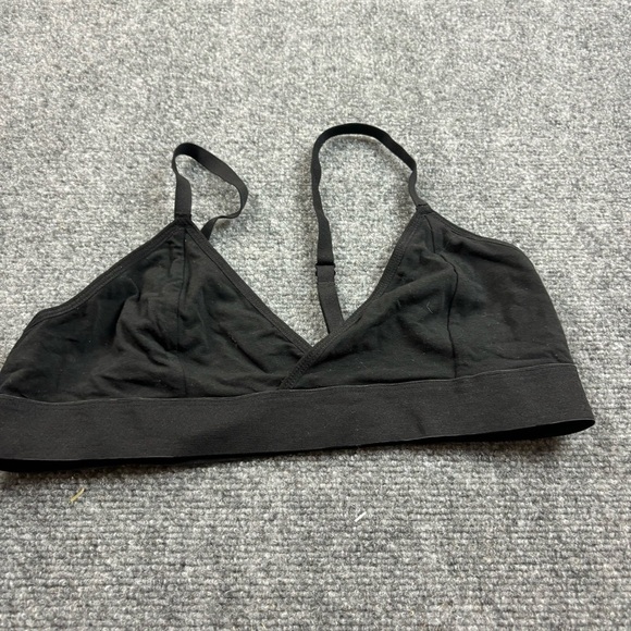 RICHER POORER Women’s Black Modal Rib Classic Bralette size: XL - Picture 2 of 7